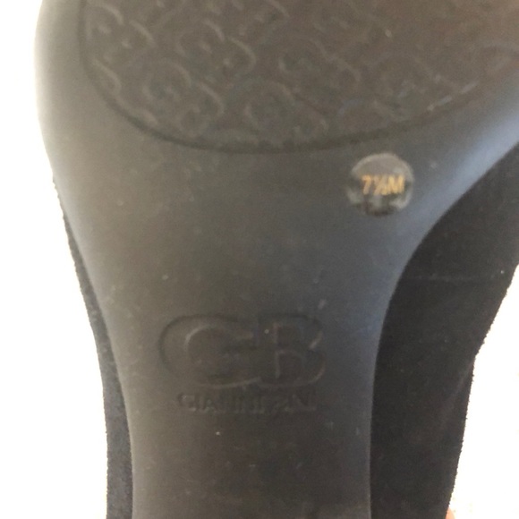 7.5 GIANNI BINI BLACK HEELS - Picture 3 of 5